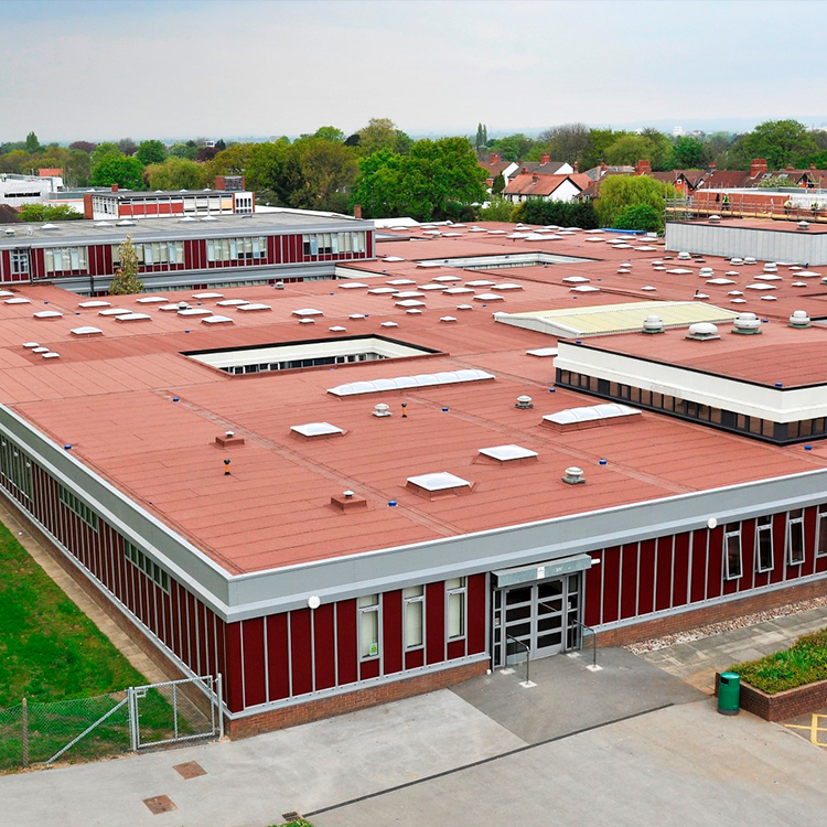 Cheadle Hulme School roofing project